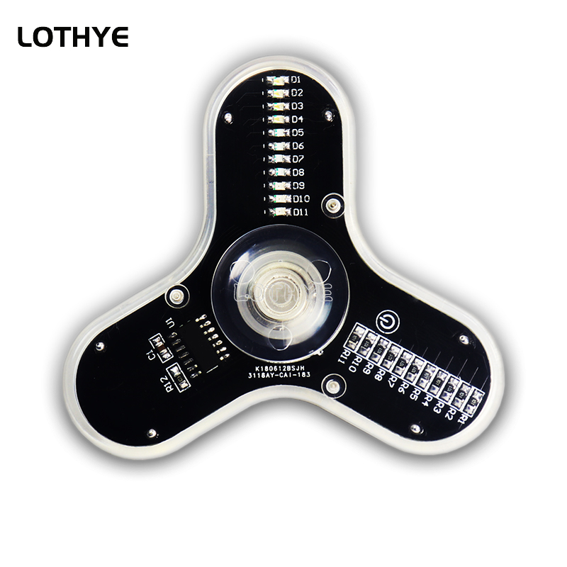 Diy Electronics Project Kit - LED Fidget Spinner produkcja głośnik atmosfera