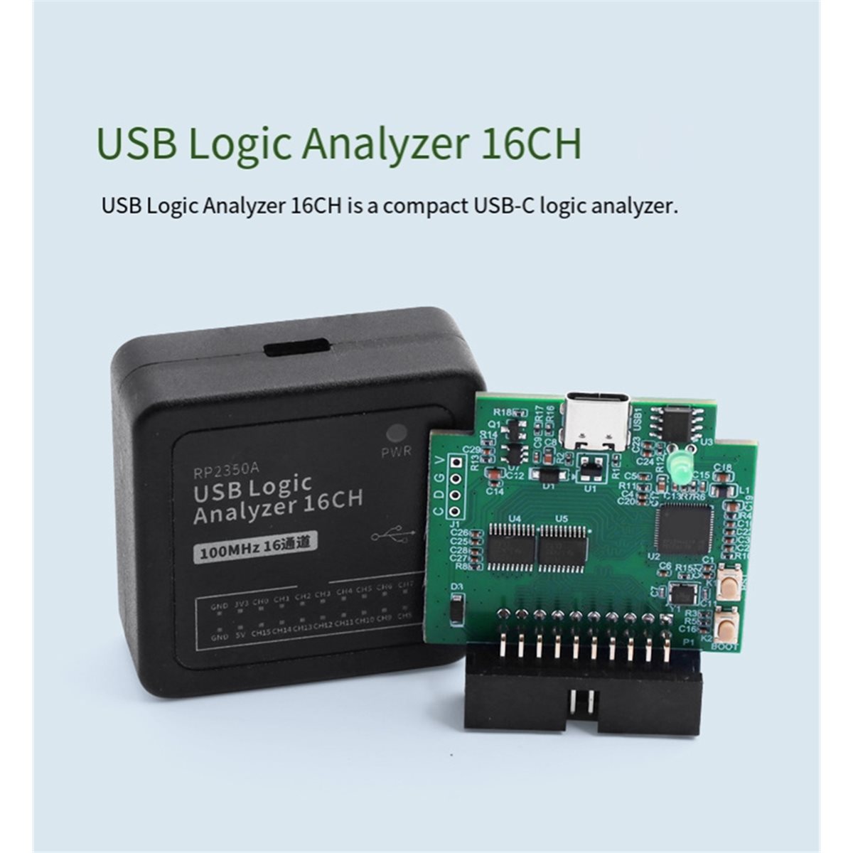 Logic Analyzer Usb - Analizator logiczny USB, moduł analizatora logicznego