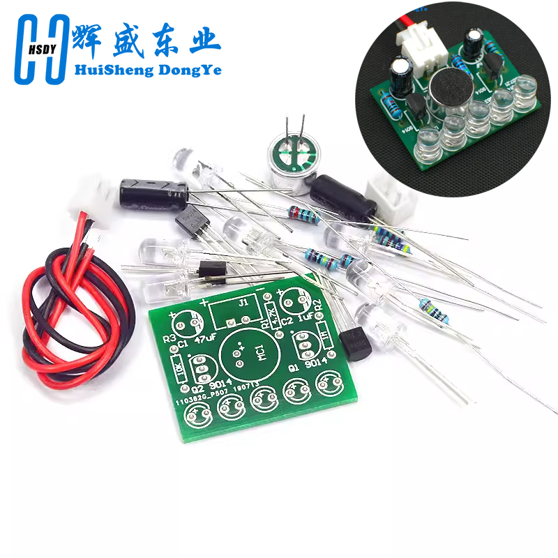 3V-5.5V aktywowana głosem lamp – Diy Electronics Learning Kit recenzja i cena
