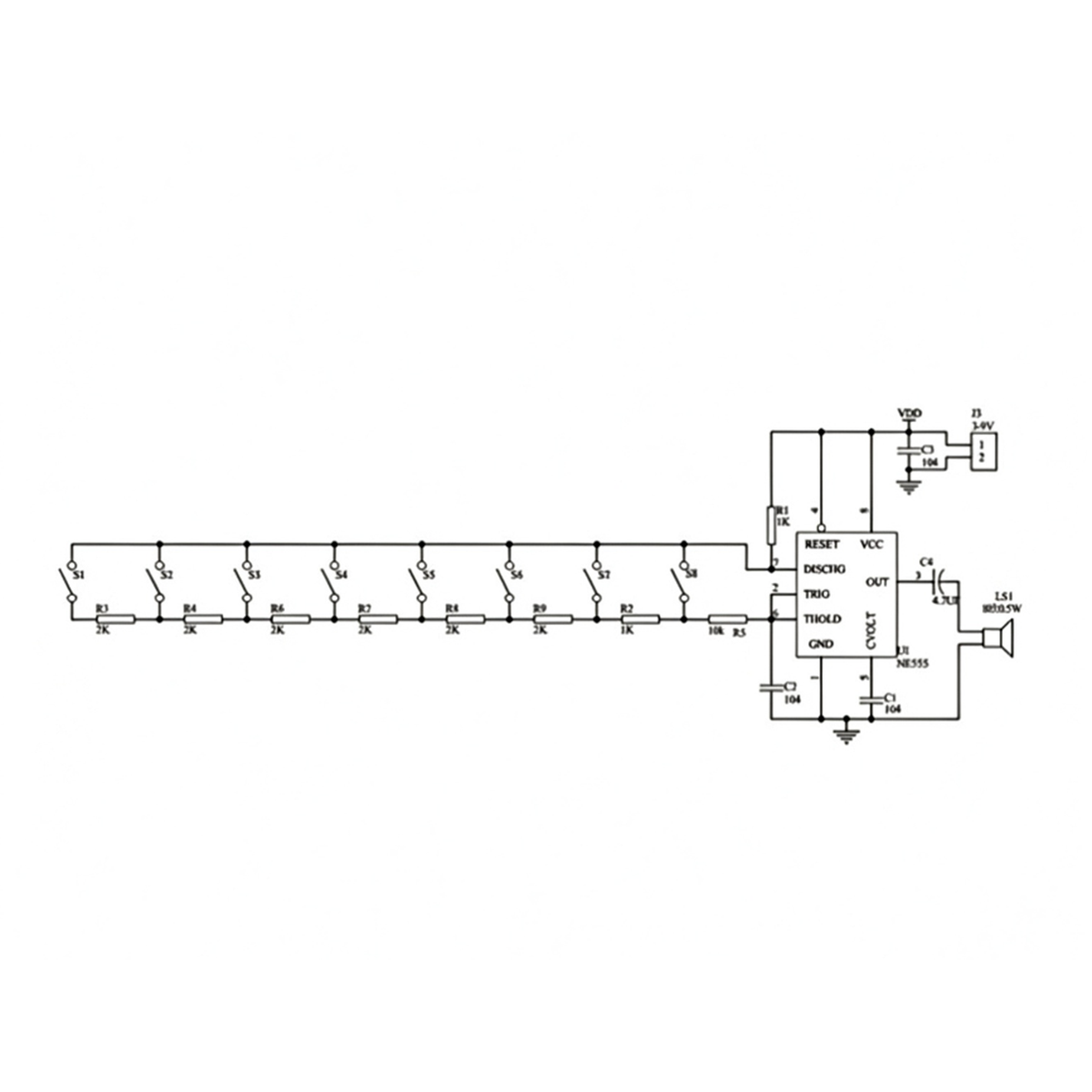 NG555 – zestaw do samodzielneg – Diy Electronics Learning Kit recenzja i cena